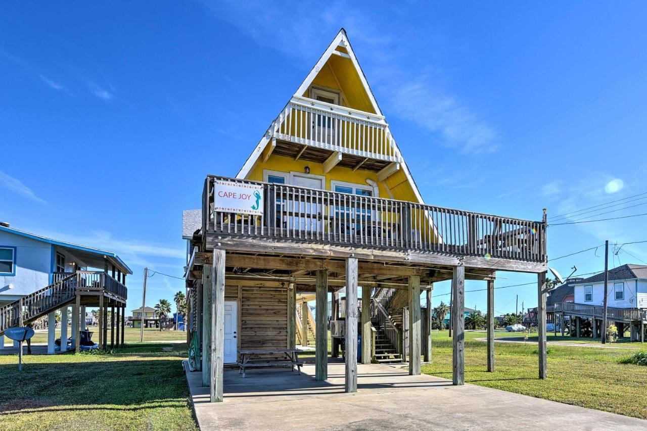 A-Frame Home With Deck - 2 Blocks To Surfside Beach! Eksteriør bilde